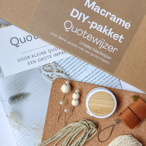 macramé bladwijzer